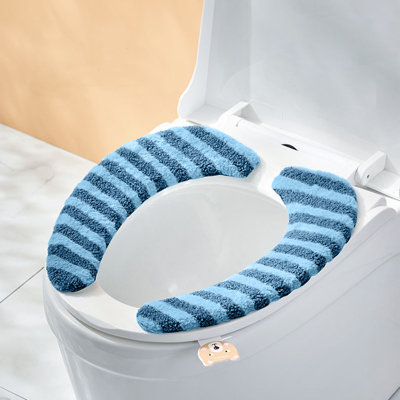 Toilets Seat Cushion Toilet Seat Cushion Fall And Winter Thickened Thermal Insulation Toilet Seat Paste Paste Type Toilet Seat Universal Toilet Seat Set Of Two Piece