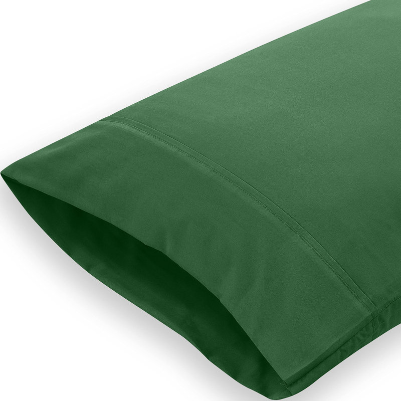 Royale Linens | Bed Pillow Cover | Pillowcases | Brushed Microfiber Wrinkle & Fade Resistant | Soft & Cozy| Size Pillow Case