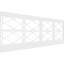 Panneaux muraux blancs 94,5 "(paquet de 4)-69958225