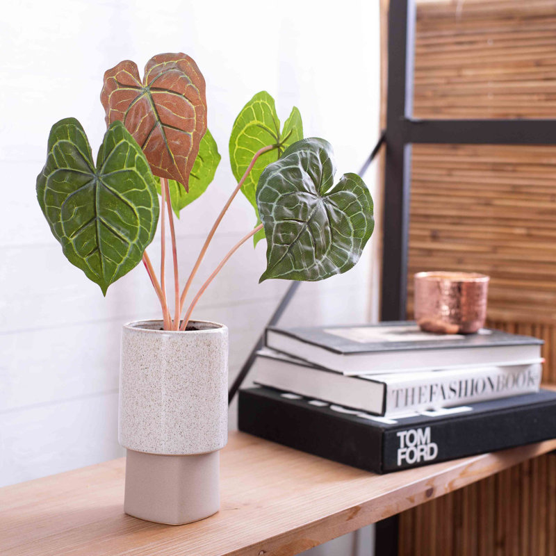 Plante à feuillage artificiel en pot
