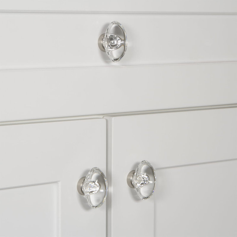 Provence Cabinet Knob, Satin Nickel