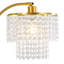 Lampe sur pied à arc moderne en cristal doré 3 lumières 85 "Brio-1979589413-1979589401-1979589403