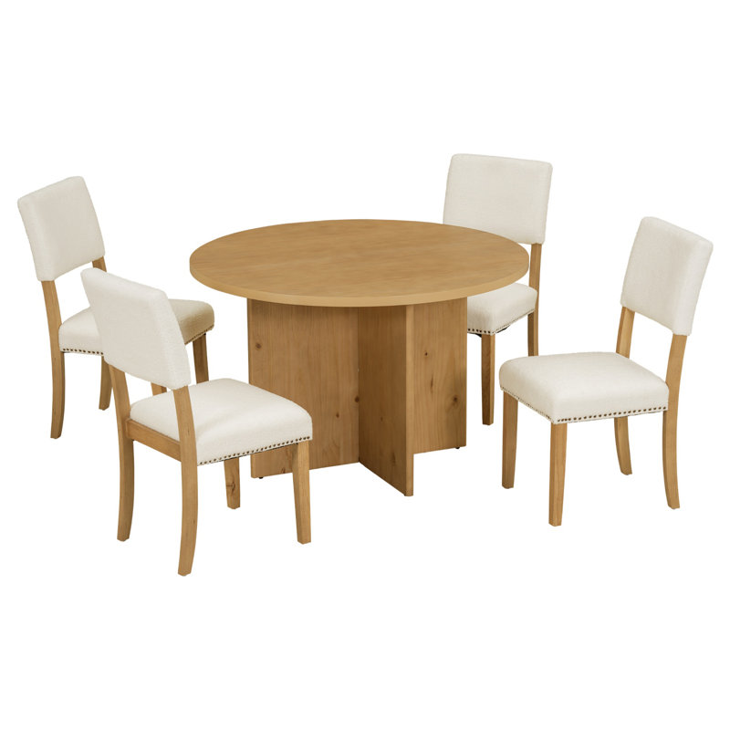 Ensemble de table de salle à manger 5 pièces Modern Modern