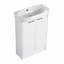 Meuble-lavabo avec lavabo et support de rangement pour petite salle de bain-1118111026