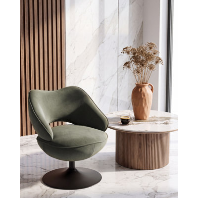 Velvet Swivel Accent Chair