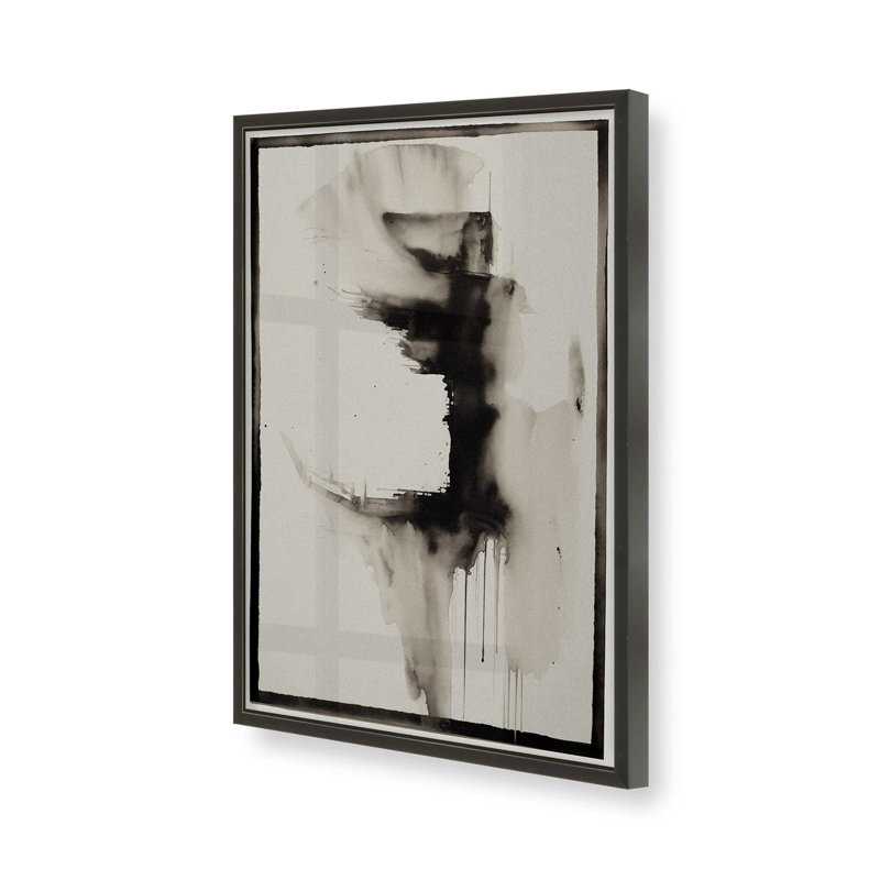 Obsidian Bonds II, reproduction, H 37 po x l 25 po, Cadre noir satiné