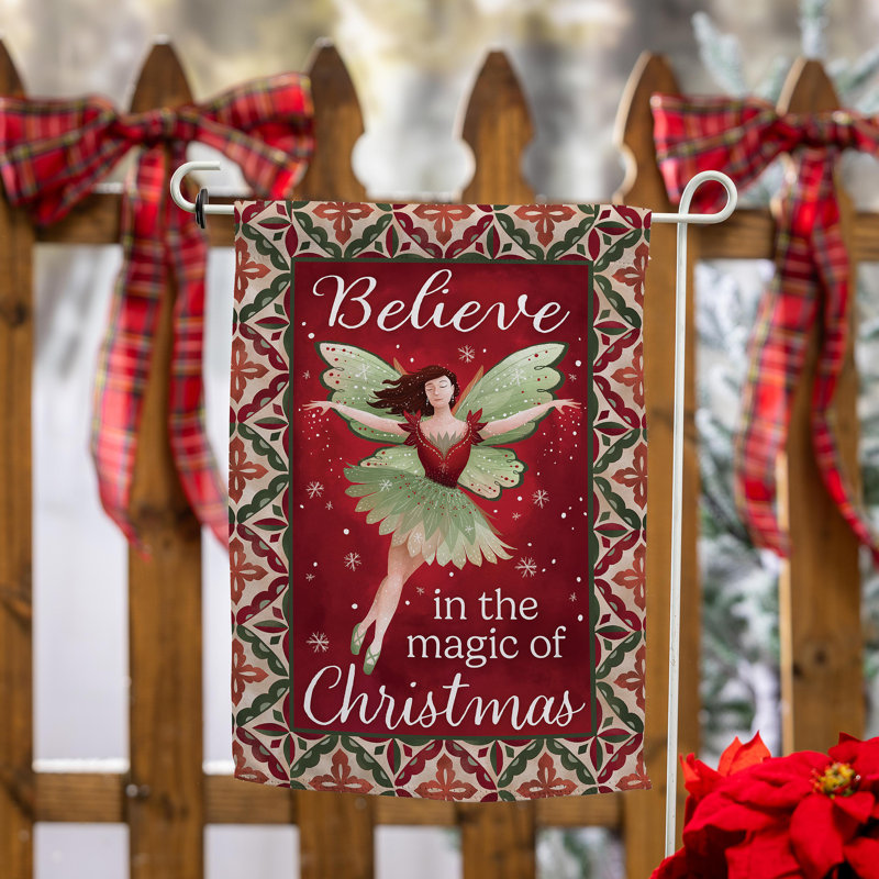 Drapeau de jardin Believe Fairy