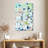 Avery White Orchids On Blue-108502928