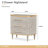 St. Charles 3-Drawer Nightstand - Dove Grat