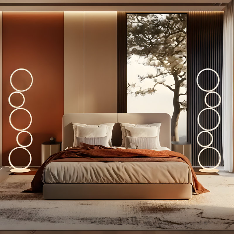 Lampe sur pied DEL 47 po Brannin