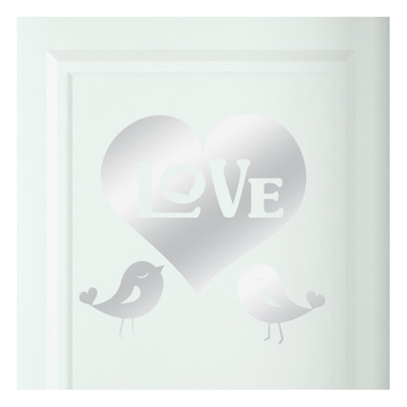 Wall Decal, Shiny Silver
