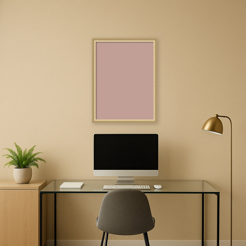 Tableau d'affichage encadré en tissu, tableau d'affichage rosé 20 x 26 pour l'organisation murale, Florence Gold