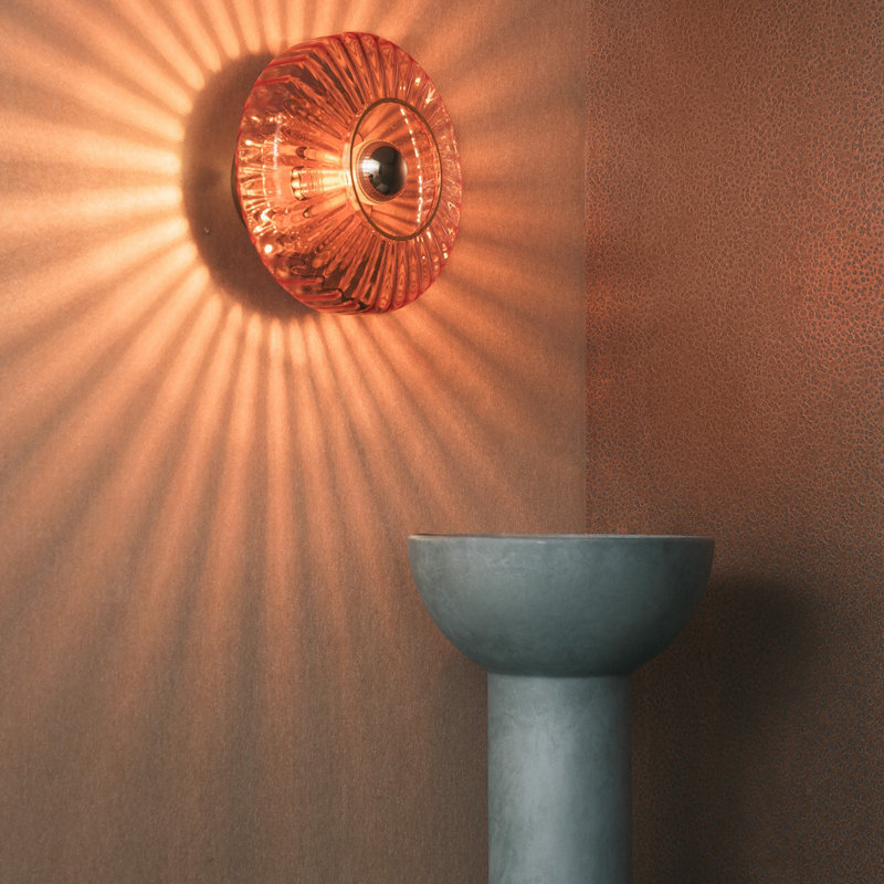 Eclectic 33cm x 70cm Wallpaper Roll, Orange