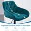 Swivel Upholstered Adjustable Height Counter Stool-1680333993