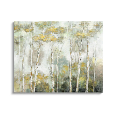 «Birch Tree Forest» par Nan - peinture sur toile tendue