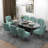 Farr Velvet Upholstered Side Chair With Silver Legs-1447628337