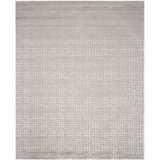 Tibetan Hand-Knotted Gray Area Rug