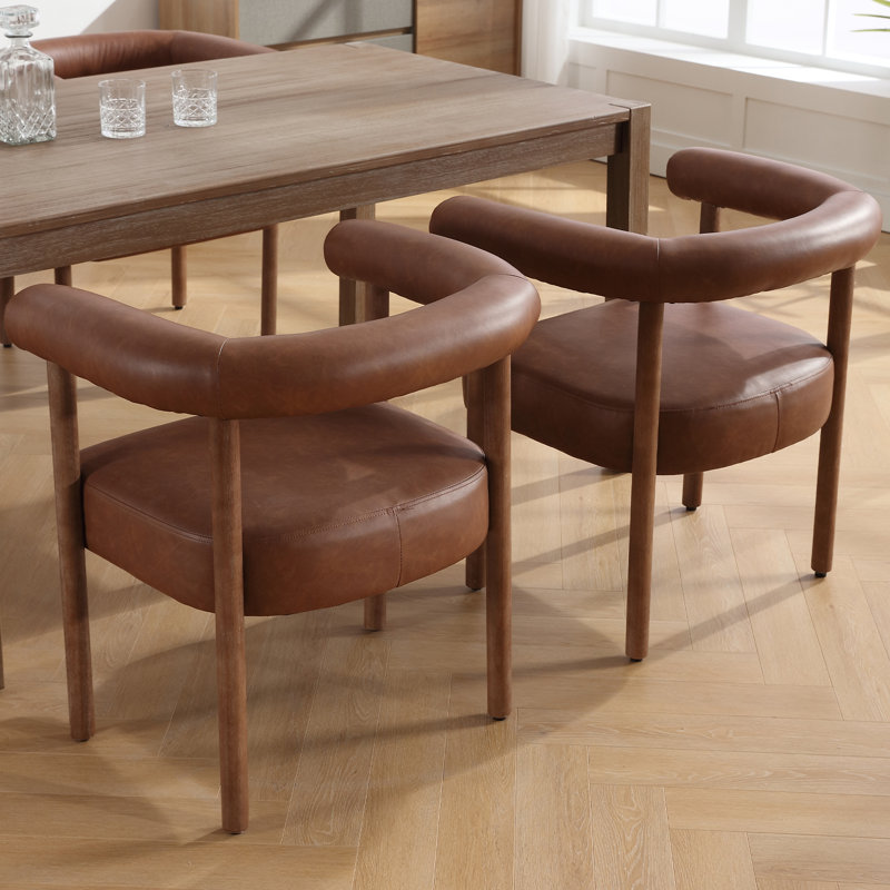 Chaise d'appoint Deizel, Brun / brun