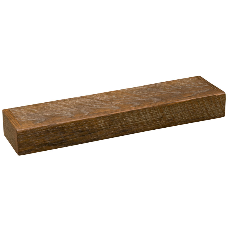 Fireside Lodge Barnwood Floating Shelf - 24-inch, 3" H x 24" W x 6" D
