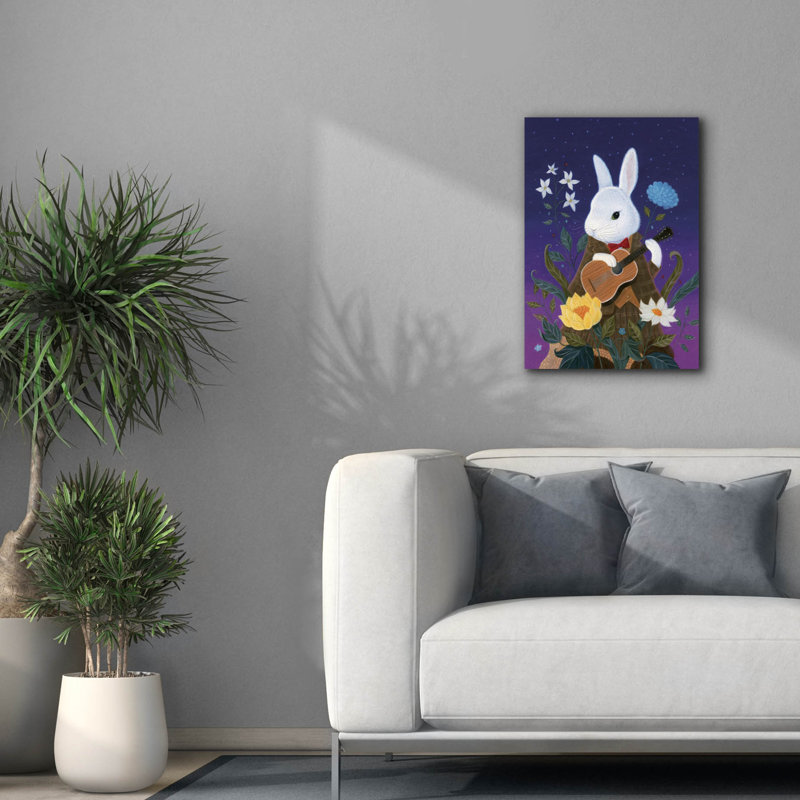Toile épique Graffiti «Maria Von Carrot» par Gina Matarazzo, 18 po x 26 po, H 26 po x l 18 po