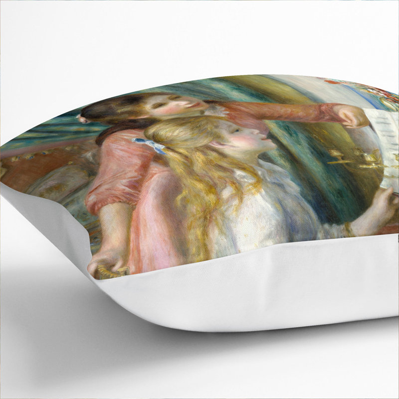 Square Cushion, 55cm H x 55cm W x 20cm D, White