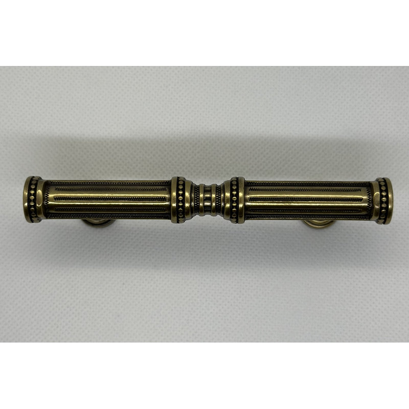 (5 Pack) 3" Column Pull Satin Brass