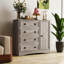 Commode combinée 4 tiroirs 39,37 po Allmond