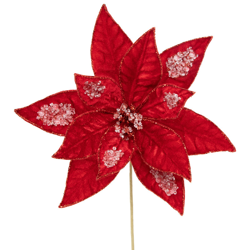 18'' Fabric Plants & Flowers Pick