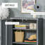 Armoire de rangement industrielle robuste avec tablettes réglables pour une organisation et une durabilité accrues.