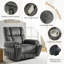 Fauteuil inclinable massant chauffant Massouma-102673593
