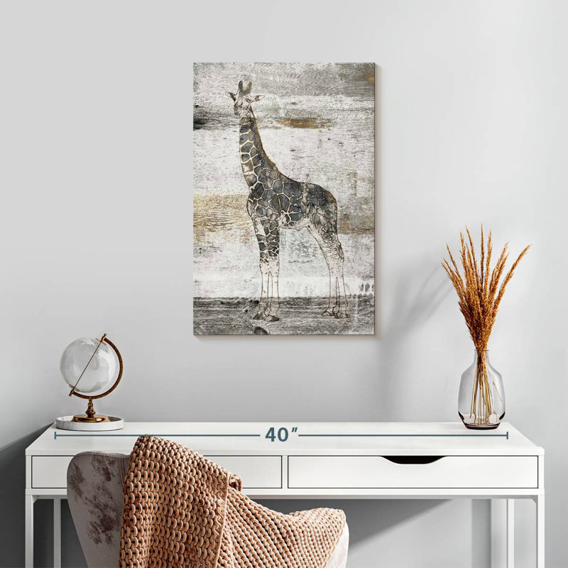 Brampt Giraffe Stare, 24" H x 16" W