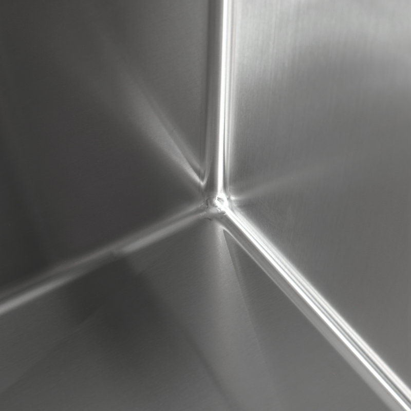 Évier de cuisine en acier inoxydable, Gris