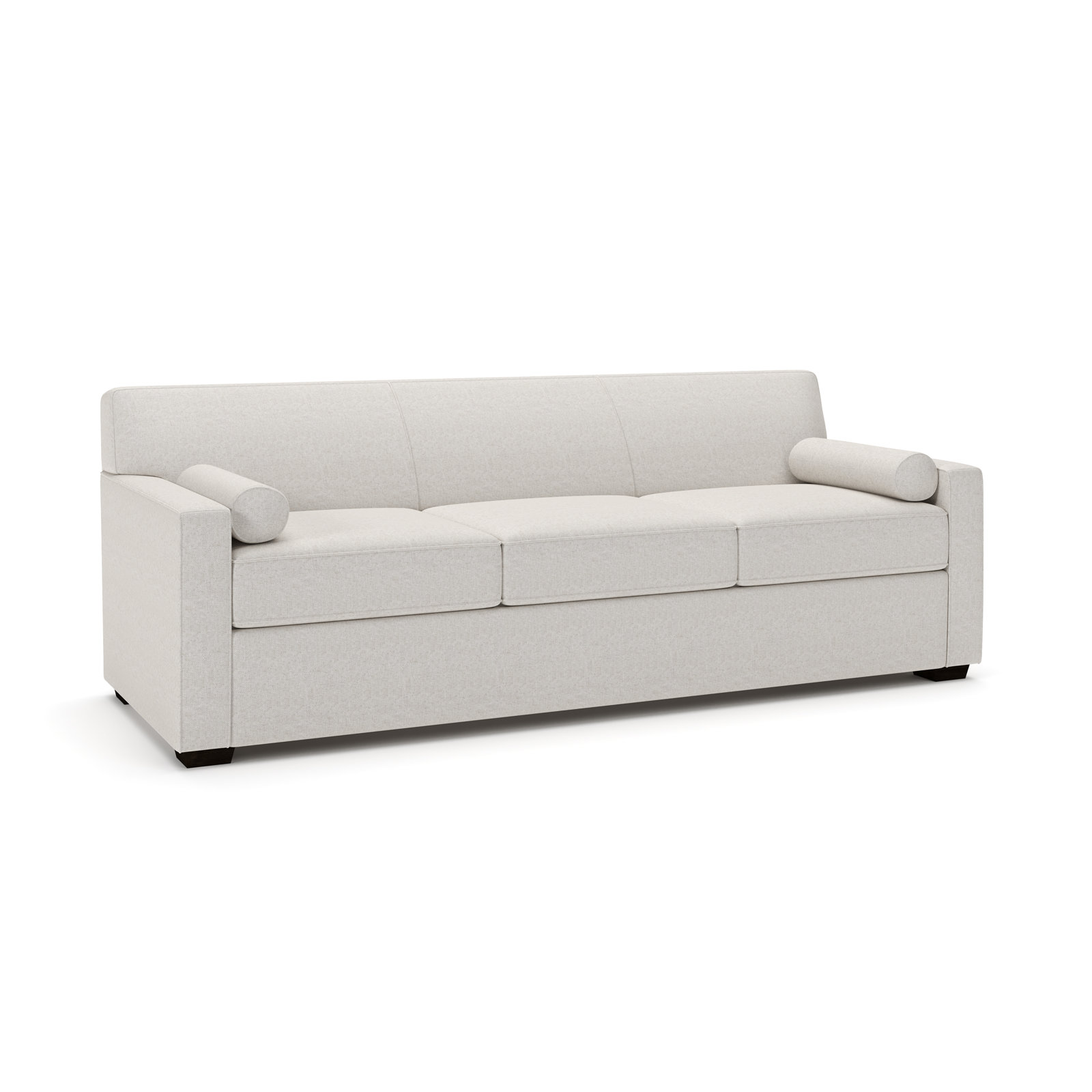 Francesca 92" Sofa, Macarena Light Gray Basketweave