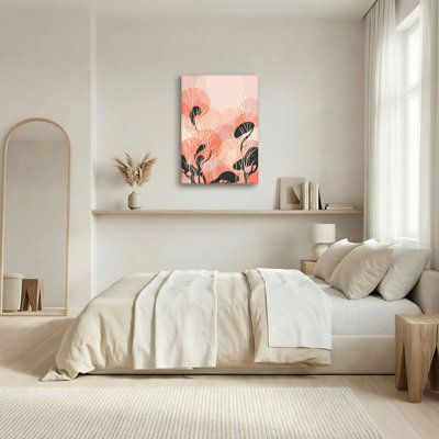 Abstract Floral Canvas Wall Art Oil Painting Print Set Of 1