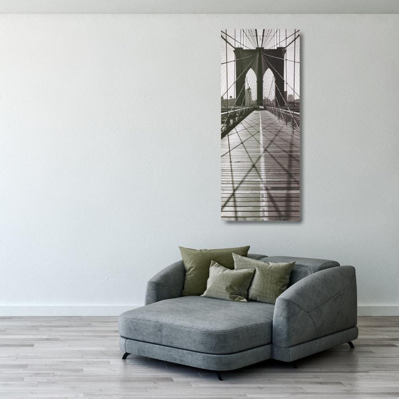De l'autre côté du pont de Brooklyn, H 40 po x l 16 po