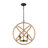 Marina 4-Light Chandelier in Natural White-460930007