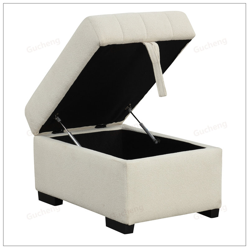 Canapé-lit modulaire en forme de L de 82,6 pouces avec repose-pieds avec rangement, ports USB et prises de courant pour un confort moderne