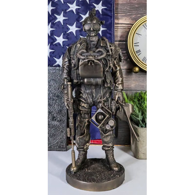 Grande statue de sceau bleu marine Barnerd