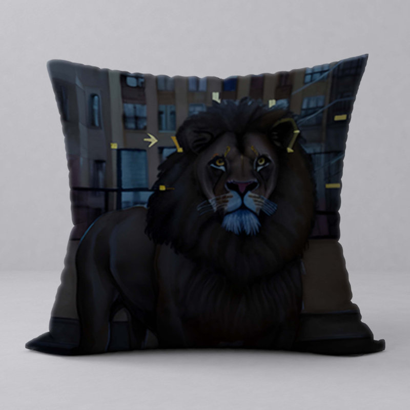 Reversible Throw Pillow