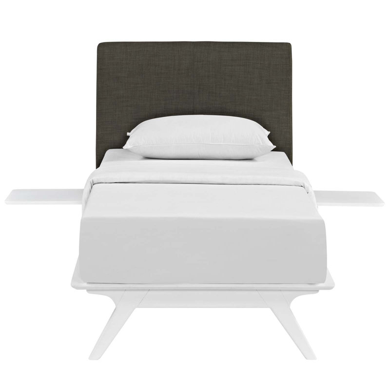 Modway Tracy Platform Bed Frame, Brown, Queen, Manufactured Wood