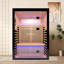 Luxury Double For 2, Far Infrared , Hemlock Wood, 8 Heating Plates, 150kg Seat, De - Stress, Circulation Relaxation, Well Being