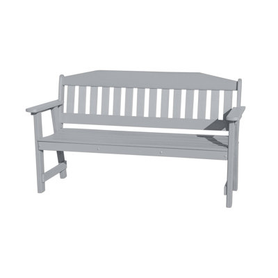 Banc de jardin en polyuréthane avec dossier All Weather