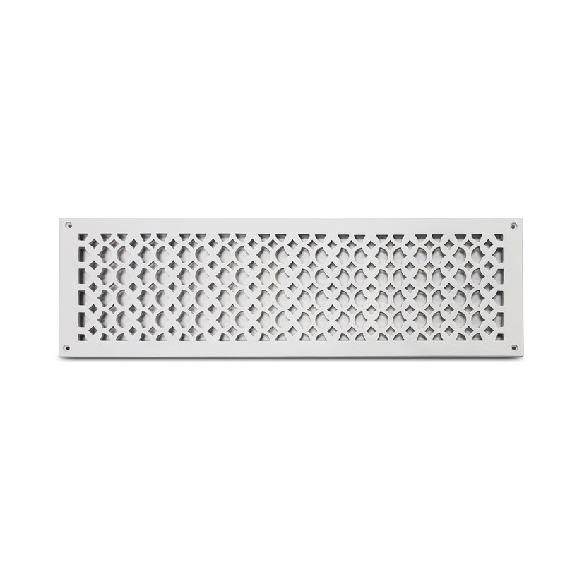 Grille murale en métal, Blanc