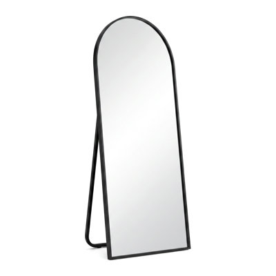 Aluminum Alloy Frame Full Length Floor Mirror Standing and Wall Mirror High Definition Glass