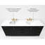 Ensemble de meuble-lavabo Turlington avec comptoir en quartz blanc et lavabo encastré blanc-103966047-128780855