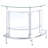 Freestanding Glass Top Home Bar Wine Cabinet-343201213