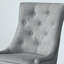 Chaise capitonnée capitonnée grise -580247408-665984342