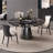 Elegant Minimalist Marble Round Dining Table Set-103234812