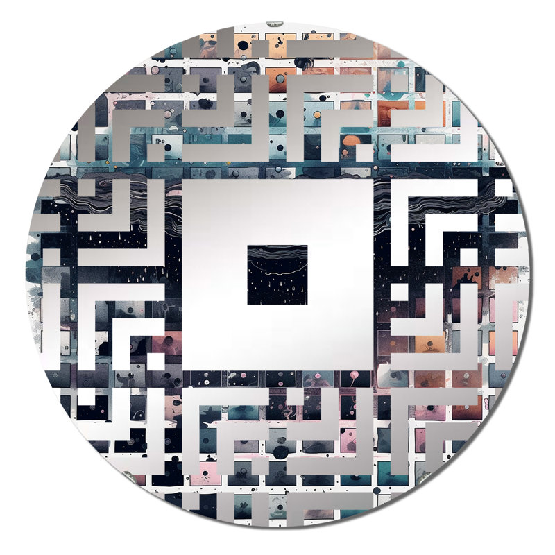 Yamily - Square Wall Mirror, 23.6" x 23.6"