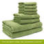 Ensemble de serviettes de bain 100% coton naturel ultra moelleux et absorbant 550 pièces 550 Series - Séchage rapide, hypoallergénique, lavable à la machine-1385574861